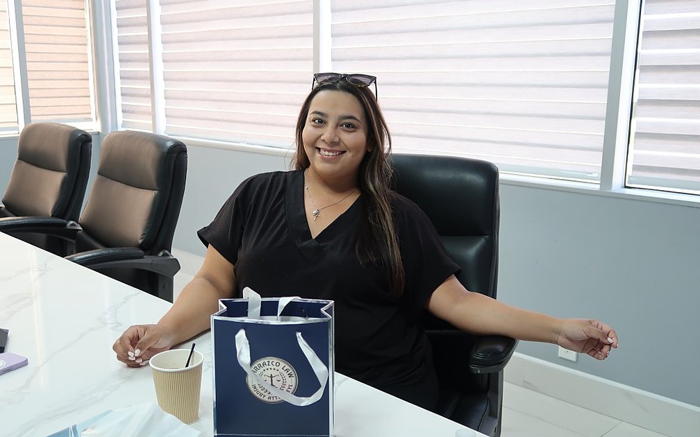 Chloe Sanchez at the Carrazco Law office, video cover